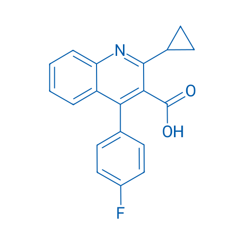 2-Cyclopropyl-4-(4-fluorophenyl)quinoline-3-carboxylic acid