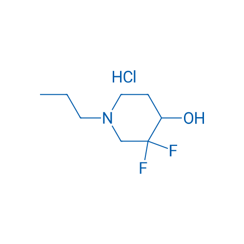 3,3-Difluoro-1-propylpiperidin-4-ol hydrochloride